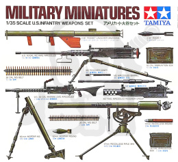 1:35 Tamiya 35121 U.S. Infantry Weapons