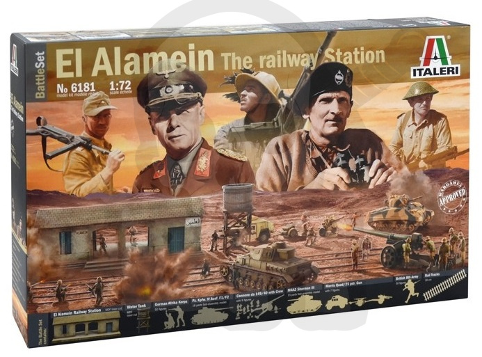 1:72 Battleset: WWII El Alamein The Railway Station