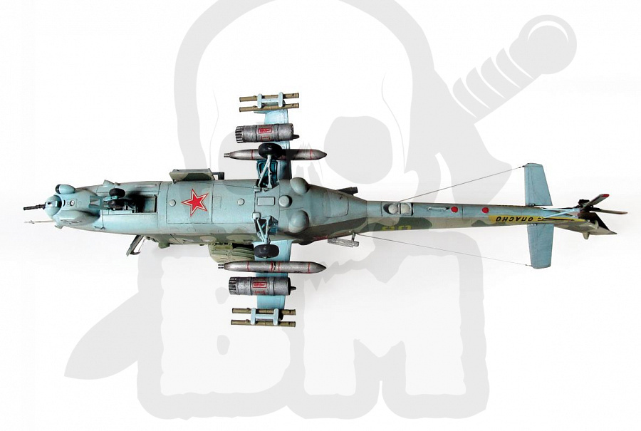 1:72 Soviet attack helicopter Mil Mi-24 V/VP Hind E