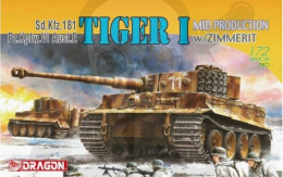 1:72 Sd.Kfz. 181 Tiger Ausf. E Mid production w zimmerit