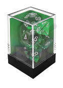 Kości RPG 7 szt. Chessex Translucent green kostki