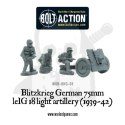 Blitzkrieg German 75mm LeiG 18 light artillery 1939-42