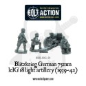 Blitzkrieg German 75mm LeiG 18 light artillery 1939-42