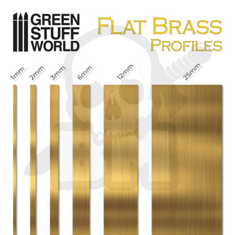 Flat Brass Profile 0.2 x 12mm Flat Brass Profile 0.2 x 12mm