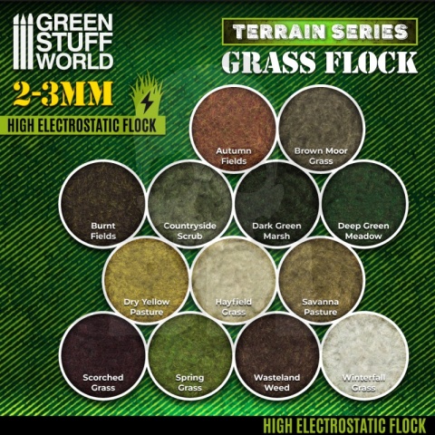 Static Grass Flock 2-3mm Spring Grass 200 ml