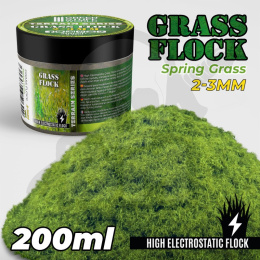 Static Grass Flock 2-3mm Spring Grass 200 ml