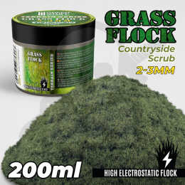 Static Grass Flock 2-3mm Countryside Scrub 200 ml