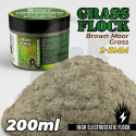 Static Grass Flock 2-3mm Brown Moor Grass 200 ml