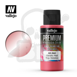 Vallejo 62044 Premium Airbrush Color 60ml Metallic Red