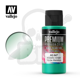Vallejo 62047 Premium Airbrush Color 60ml Metallic Green