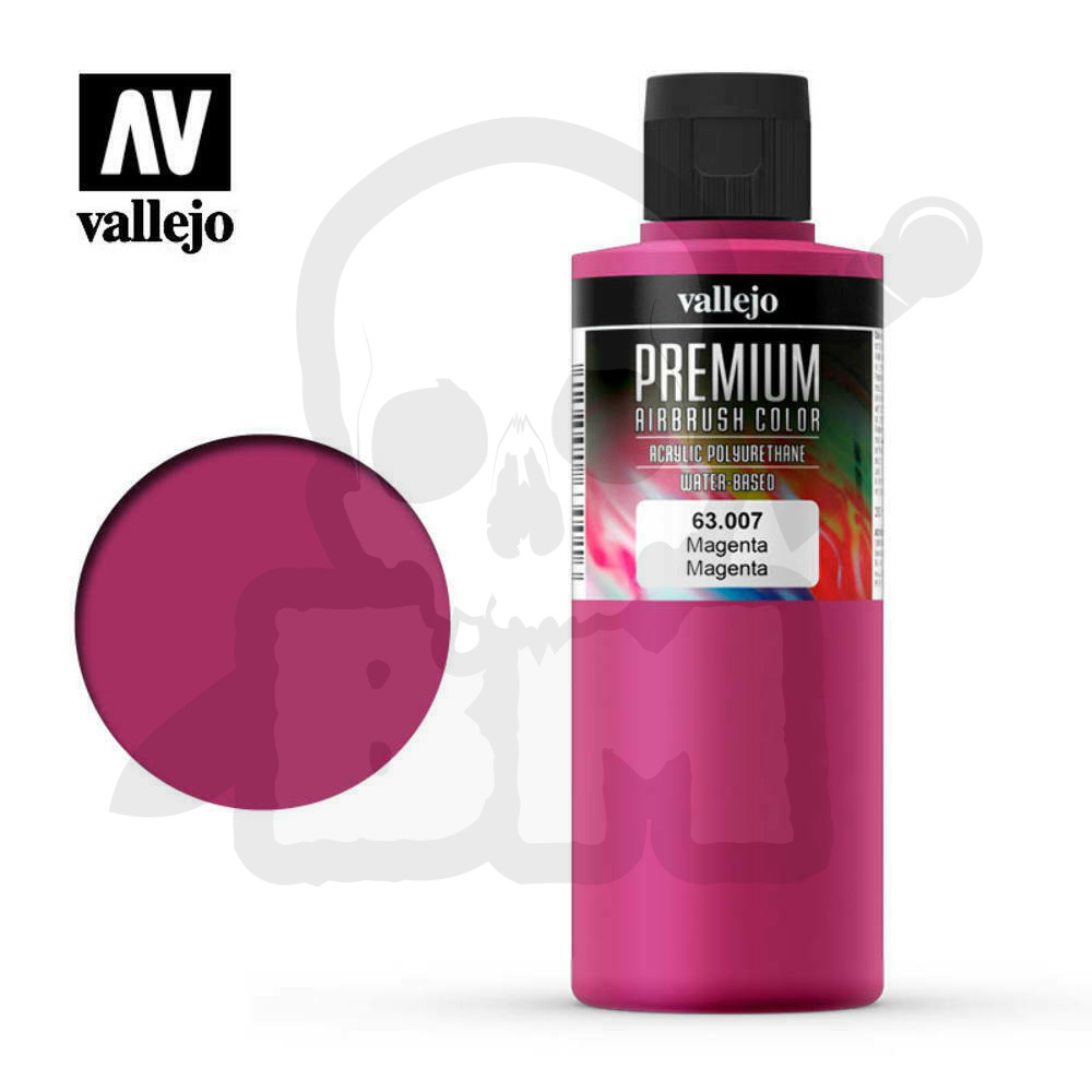 Vallejo 63007 Premium Airbrush Color 200ml Magenta