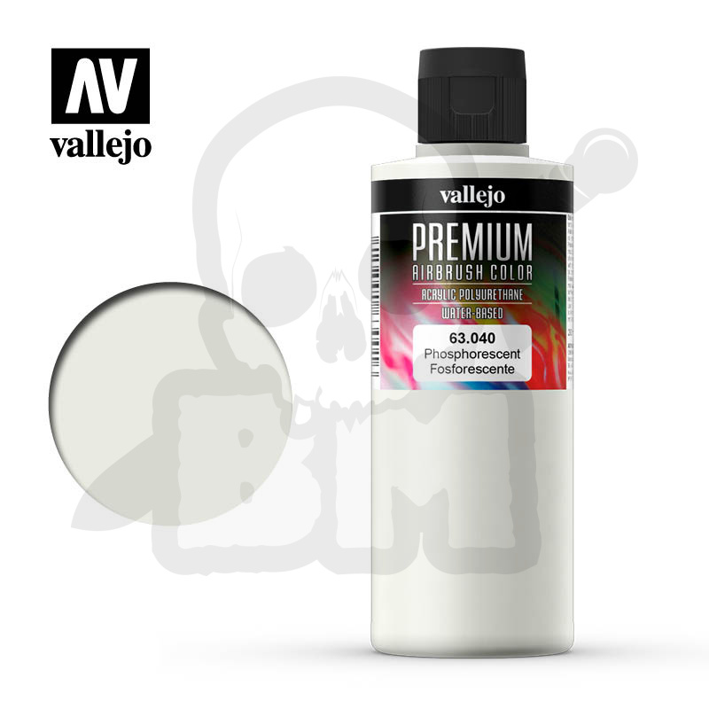 Vallejo 63040 Premium Airbrush Color 200ml Phosphorescent