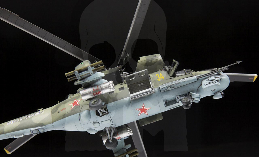 1:72 Soviet attack helicopter MI-24P Hind