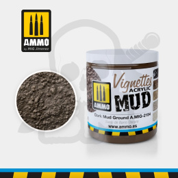 Ammo Mig 2154 Texture Dark Mud Ground 100ml