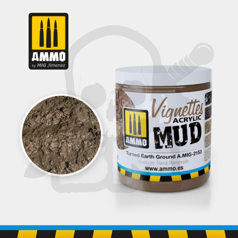 Ammo Mig 2153 Texture Turned Earth Ground 100ml