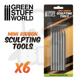 Mini Ribbon Tools Set - Narzędzia rzeźbiarskie 6 szt.