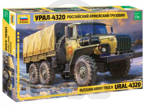 1:35 Russian army truck Ural-4320