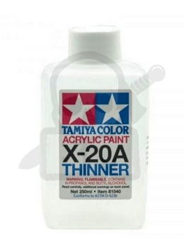 Tamiya 81040 X-20A Thinner (250ml)