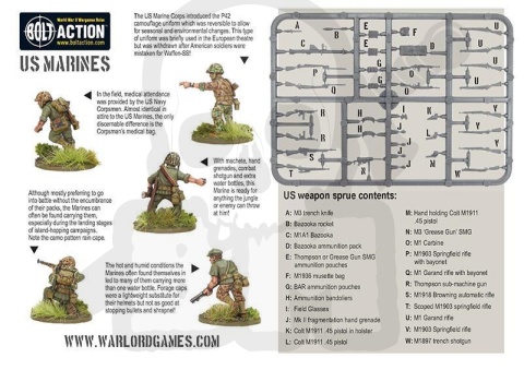 US Marines - broń 1 wypraska