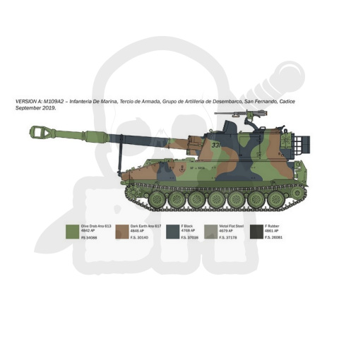 1:35 Działo samobieżne M109 A-2/A3/G 1:35 Działo samobieżne M109 A-2/A3/G