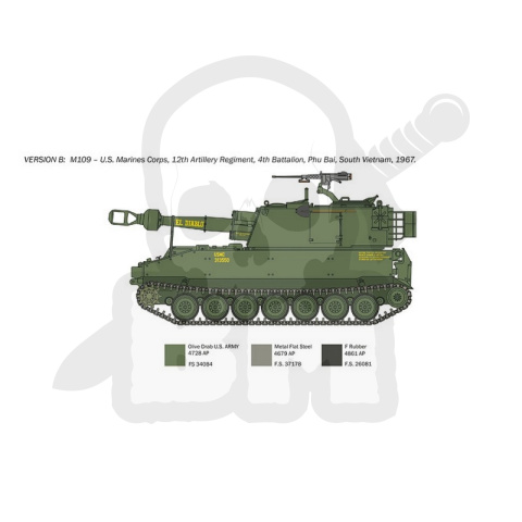 1:35 Działo samobieżne M109 A-2/A3/G 1:35 Działo samobieżne M109 A-2/A3/G