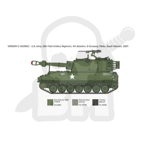 1:35 Działo samobieżne M109 A-2/A3/G 1:35 Działo samobieżne M109 A-2/A3/G