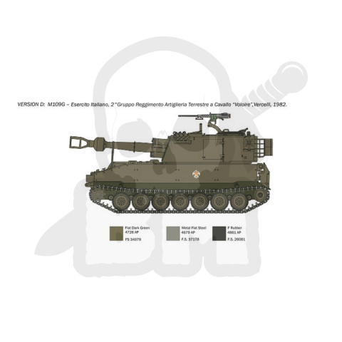 1:35 Działo samobieżne M109 A-2/A3/G 1:35 Działo samobieżne M109 A-2/A3/G