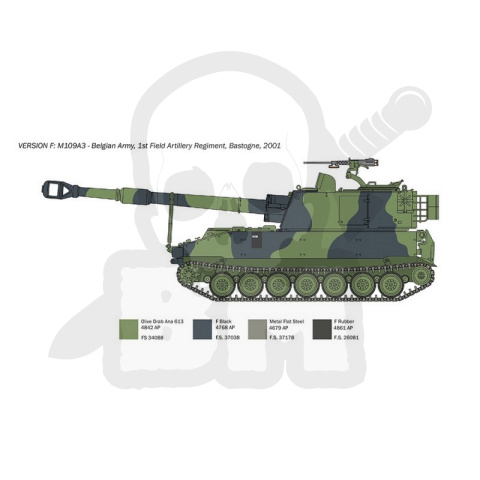 1:35 Działo samobieżne M109 A-2/A3/G 1:35 Działo samobieżne M109 A-2/A3/G