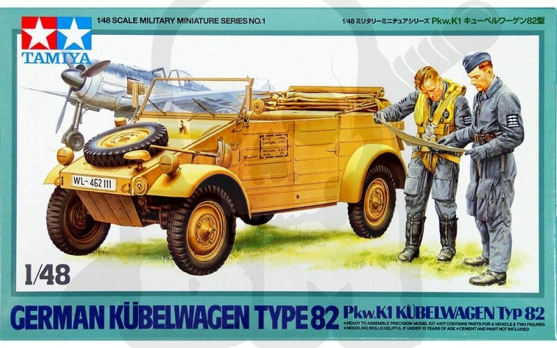 1:48 Tamiya 32501 German VW Kubelwagen type 82