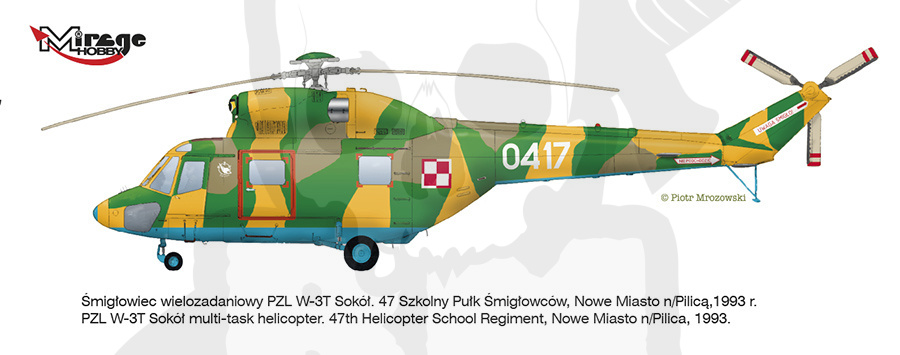1:72 Helikopter PZL W-3T SOKÓŁ Wer. Transportowo-Ratownicza