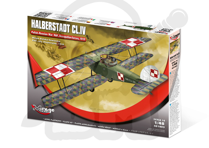 1:48 Halderstadt Cl.IV Wojna Polsko-Sowiecka / Siły okupacyjne RAF 1919