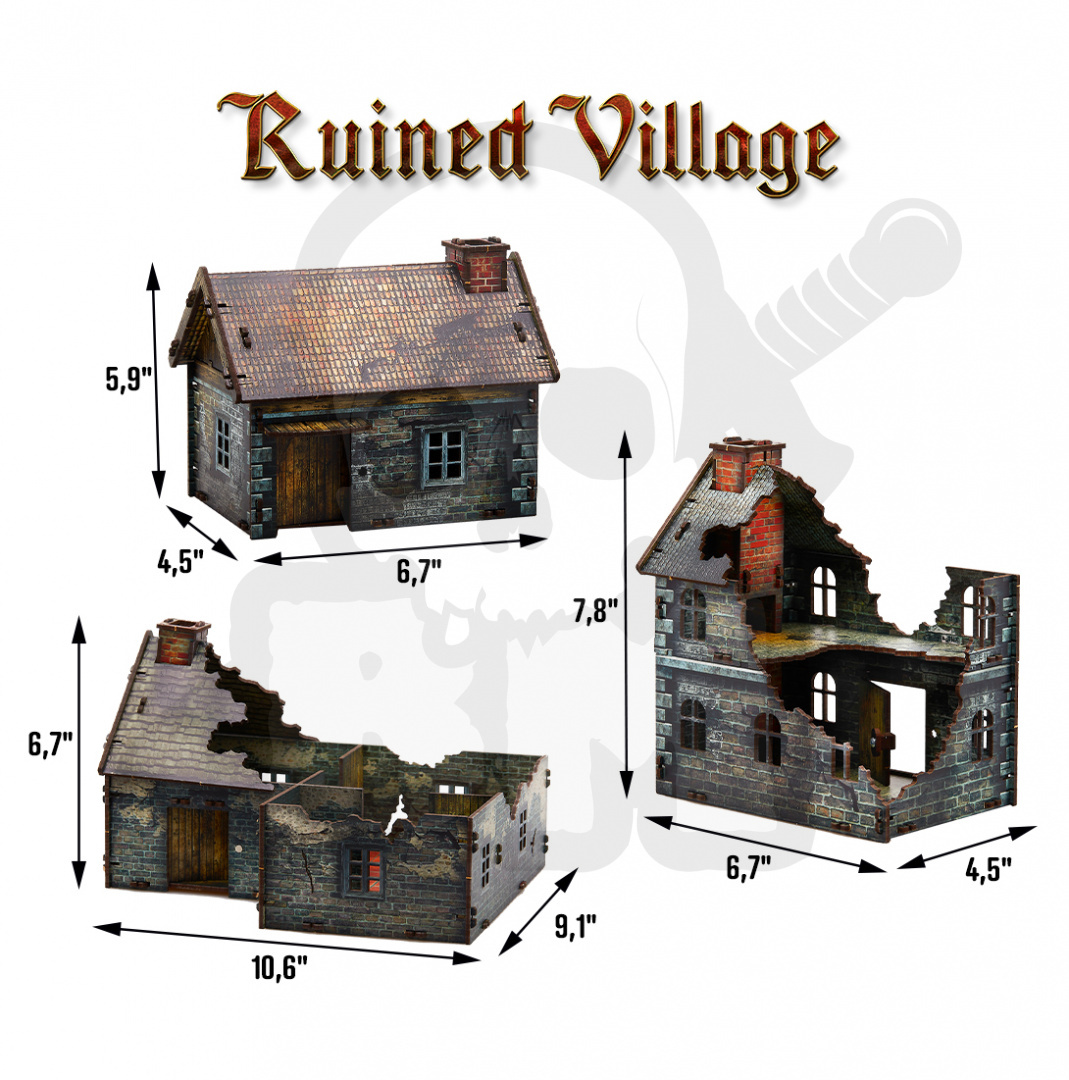 e-Raptor RPG Constructions - Ruined Village