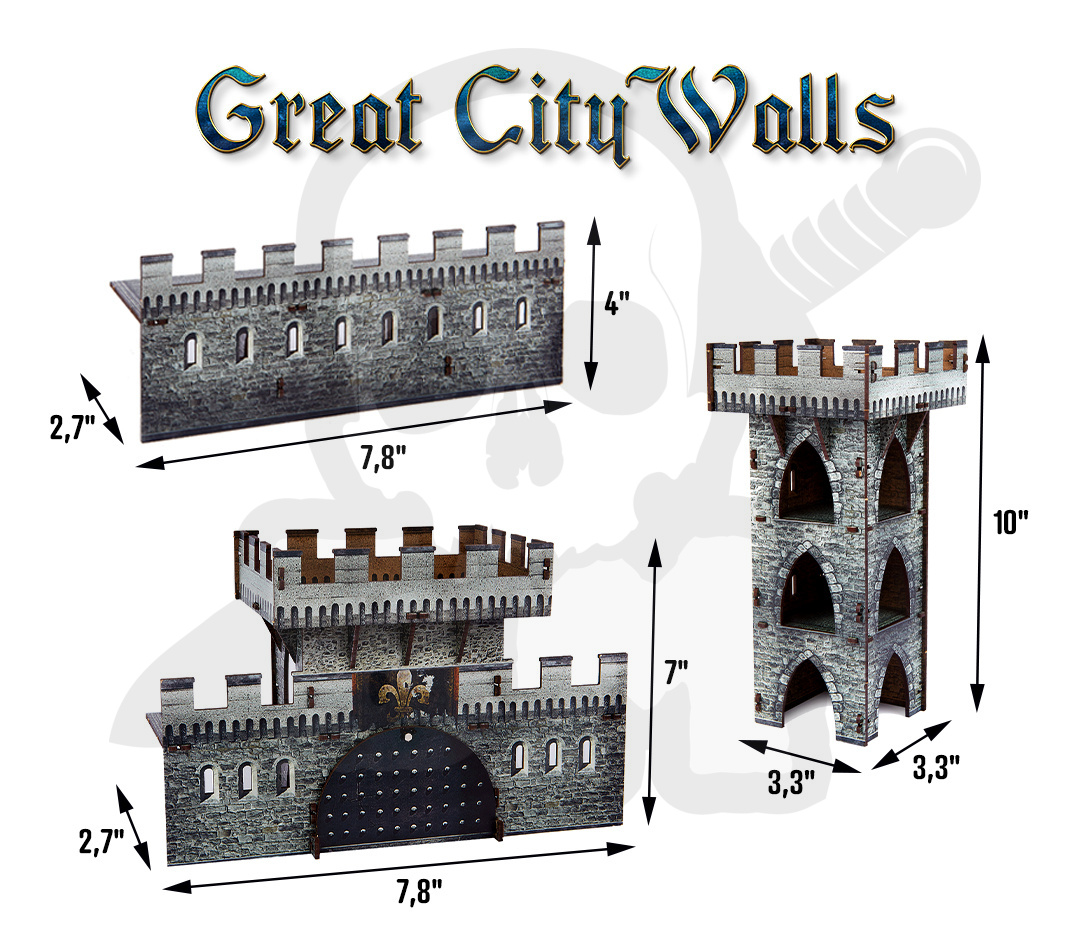 e-Raptor RPG Constructions - Great City Walls