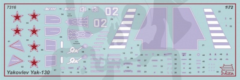 1:72 Russian Aerobatic Aircraft YAK-130