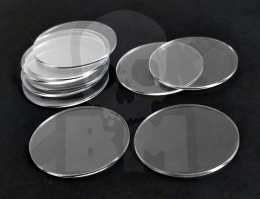 Acrylic Bases - Round 50 mm CLEAR x10