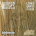 Long Grass Flock 100mm - Light Brown