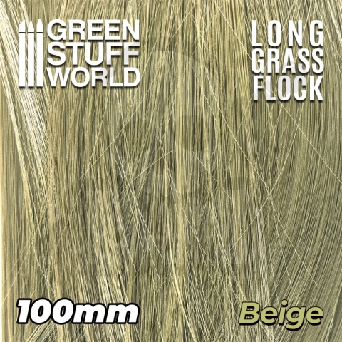 Long Grass Flock 100mm - Beige