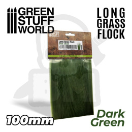 Long Grass Flock 100mm - Dark Green