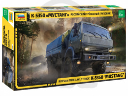 1:35 Russian three axle truck Kamaz K-5350 MUSTANG