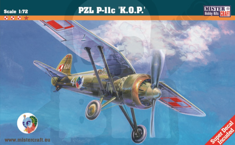 Mistercraft B-08 PZL P-11c K.O.P. 1:72