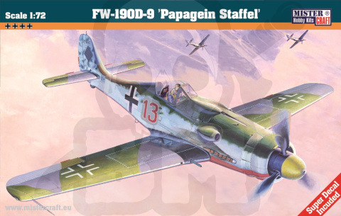 Mistercraft C-08 Fw-190D-9 Papagein Staffel 1:72