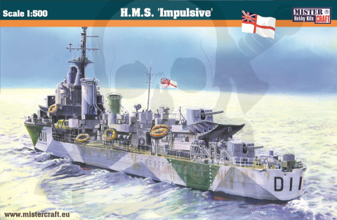 Mistercraft S-96 H.M.S Impulsive 1:500