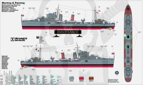 Mistercraft S-99 H.M.S Ivanhoe 1:500